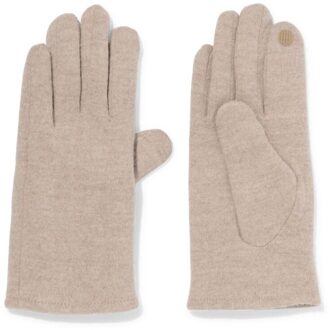 Hema Dames touchscreen handschoenen met wol taupe (taupe) - L