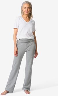 Hema Dames yogabroek grijsmelange (grijsmelange) - L