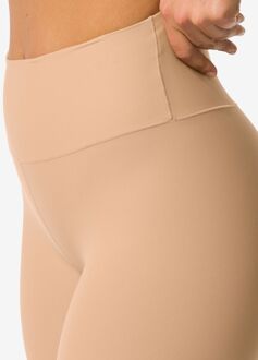 Hema Damesbiker smoothing hoge taille beige (beige)