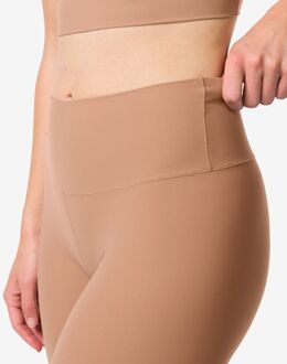 Hema Damesbiker smoothing hoge taille lichtbruin (lichtbruin) - XL