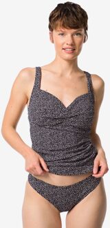 Hema Damesbikinibroekje Mila structuur zwart/wit (zwart/wit) - XS