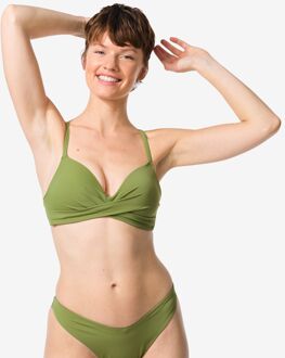 Hema Damesbikinibroekje Paula hoog groen (groen) - XL