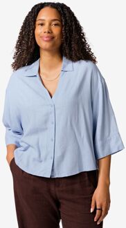 Hema Damesblouse Dawn lichtblauw (lichtblauw) - XL