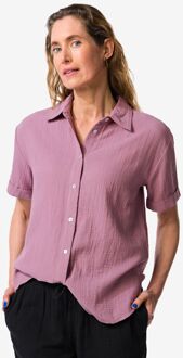 Hema Damesblouse Kai mousseline paars (paars) - XL