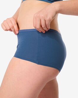 Hema Damesboxer katoen - 2 stuks blauw (blauw) - L