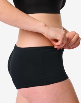 Hema Damesboxer katoen - 2 stuks zwart (zwart) - XL