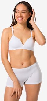 Hema Damesboxer naadloos micro wit (wit)