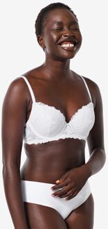 Hema Damesbrazilian micro met kant wit (wit)