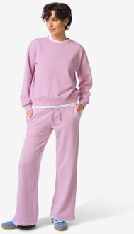Hema Damesbroek Esmee jersey regular fit roze (roze) - S