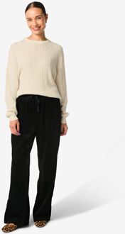 Hema Damesbroek Lena corduroy zwart (zwart) - S