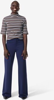 Hema Damesbroek palazzo wijd donkerblauw (donkerblauw) - XL