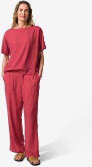 Hema Damesbroek Selma wijd rood (rood) - M