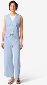 Hema Damesbroek Tatum regular fit lichtblauw (lichtblauw) - M