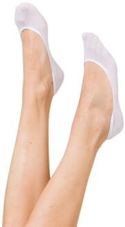 Hema Damesfooties naadloos - 5 paar wit (wit)