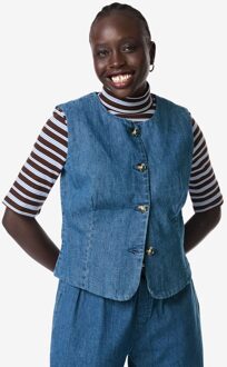 Hema Damesgilet Suzy middenblauw (middenblauw)