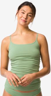 Hema Dameshemd katoen spaghettibandjes groen (groen) - XXL