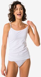 Hema Dameshemd katoen spaghettibandjes wit (wit) - XL