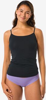 Hema Dameshemd katoen spaghettibandjes zwart (zwart) - XS