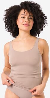 Hema Dameshemd naadloos micro beige (beige)