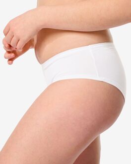 Hema Dameshipster katoen - 2 stuks wit (wit) - XS