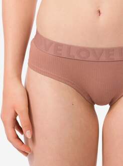 Hema Dameshipster katoen lichtbruin (lichtbruin)