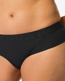 Hema Dameshipster katoen zwart (zwart) - XS