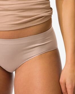 Hema Dameshipster naadloos micro beige (beige) - XL