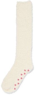 Hema Dameskniesokken maat 36-41 hartjes crème
