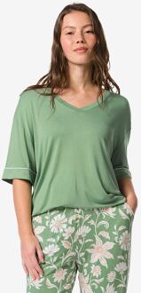 Hema Damespyjamatop jersey groen (groen) - XL
