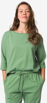 Hema Damespyjamatop Tala jersey groen (groen) - XL