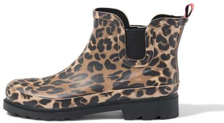 Hema Damesregenlaars luipaard bruin (bruin)