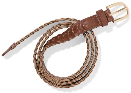 Hema Damesriem gevlochten bruin (bruin) - 105