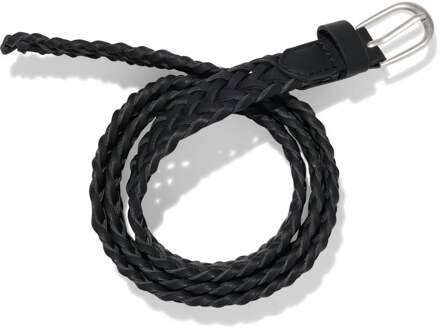 Hema Damesriem gevlochten zwart (zwart)