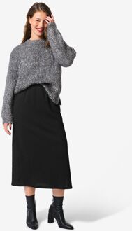 Hema Damesrok Dewi crinkle zwart (zwart) - M