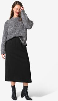 Hema Damesrok Dewi crinkle zwart (zwart) - XL