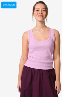 Hema Damessinglet Anouk rib lila (lila)