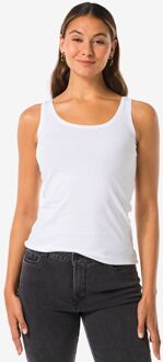 Hema Damessinglet biologisch katoen wit (wit) - XL