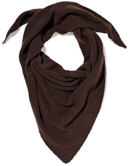 Hema Damessjaal triangel 140x65cm bruin
