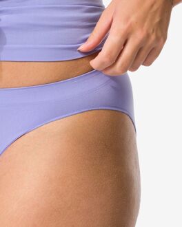 Hema Damesslip naadloos micro blauw (blauw)