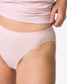 Hema Damesslip naadloos micro lichtroze (lichtroze) - S