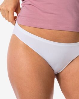 Hema Damesslip naadloos micro wit (wit) - S