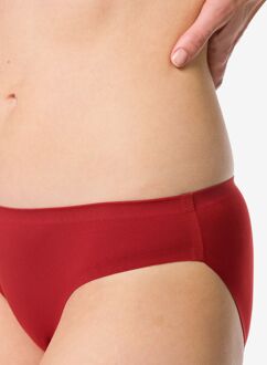 Hema Damesslip second skin micro donkerrood (donkerrood)