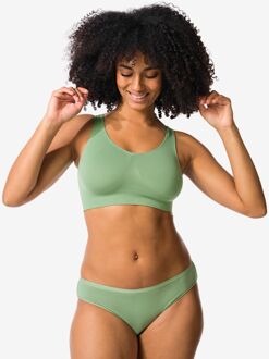 Hema Damesslips katoen - 2 stuks groen (groen) - XL