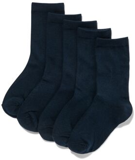 Hema Damessokken - 5 paar donkerblauw (donkerblauw) - 35/38