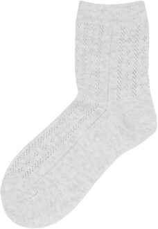 Hema Damessokken ajour grijsmelange (grijsmelange) - 35/38