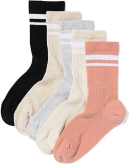 Hema Damessokken driekwart sportief - 5 paar terra (terra) - 39/42