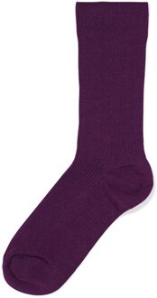 Hema Damessokken rib donkerpaars (donkerpaars) - 39/42