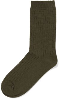 Hema Damessokken structuur donkergroen (donkergroen) - 35/38