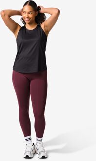 Hema Damessportlegging bordeauxrood (bordeauxrood) - M