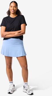 Hema Damessportrokje met binnenbroekje lichtblauw (lichtblauw) - S